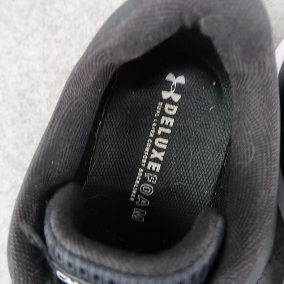 Under Armour Shoes Mens 11.5 Athletic Trainer Charged Assert Running Black White - Picture 16 of 16